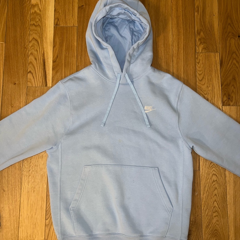 NIKE LIGHT BLUE HOODIE SWEATER